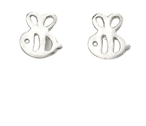 925 Sterling Silver Bee Stud Earrings